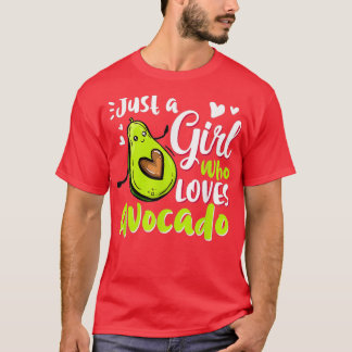 T-shirt Drôle Juste Une Fille Qui Aime L'Avocado Pour Avoc