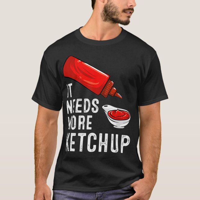 T-shirt Drôle Ketchup Amant Cadeau Hommes Femmes Enfants T (Devant)