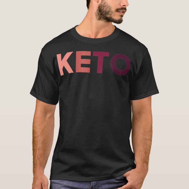 T-shirt Drôle Keto Diet Bandes de test Couleur T (Devant)