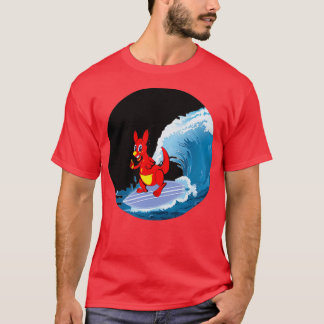 T-shirt drôle Koungoro surf voyage d'été plage