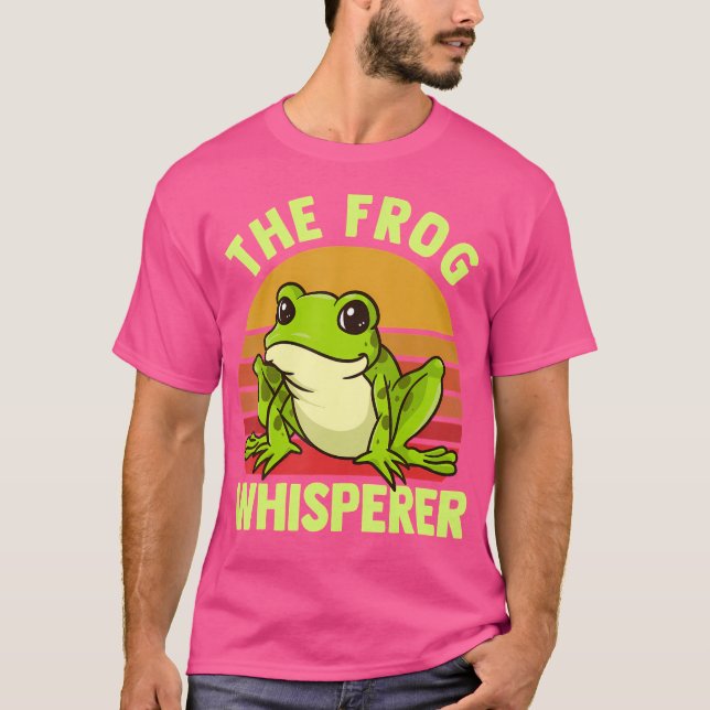 T-shirt Drôle La Grenouille Whisperer Funny Tree Frogs Cut (Devant)