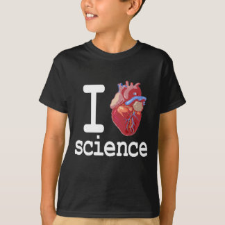 T-shirt Drôle - la Science de coeur d'I