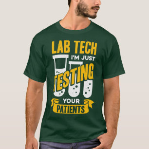 T-shirt Drôle Lab Tech Laborician Technician Cadeau