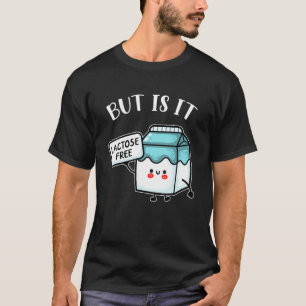T-shirt Drôle Laitier Sans Lactose Intolérance Mais Est-Il