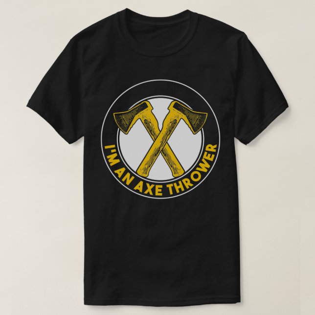 T-shirt Drôle lancer de hache pour design Ax lancer cadeau (Design devant)