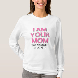 T-shirt drôle "L'argument de maman n'est pas valab