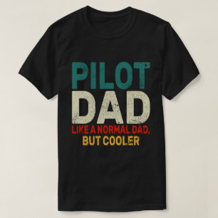 T-shirt Drôle L'Art Pilote Pour Papa Pilote Avion Avion