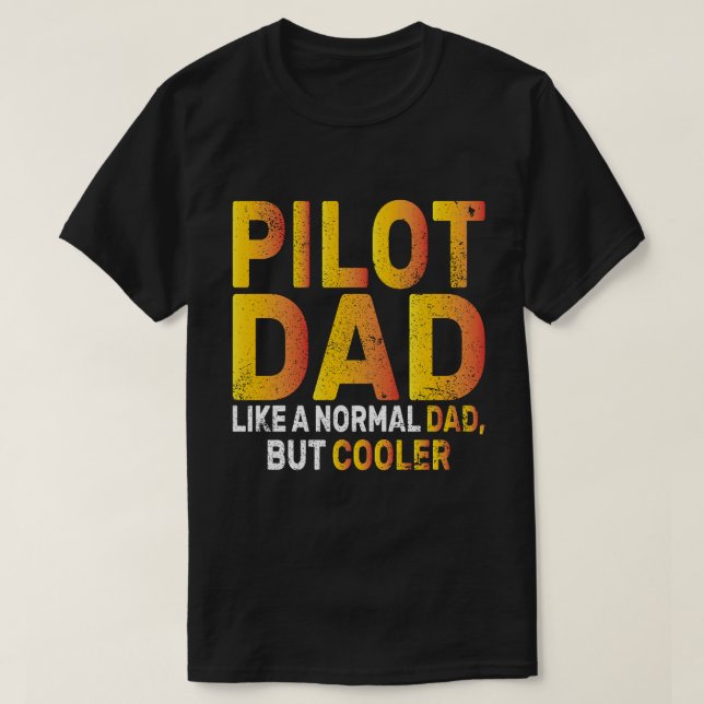 T-shirt Drôle L'Art Pilote Pour Papa Pilote Avion Avion (Design devant)