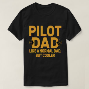 T-shirt Drôle L'Art Pilote Pour Papa Pilote Avion Avion