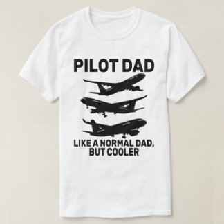 T-shirt Drôle L'Art Pilote Pour Papa Pilote Avion Avion