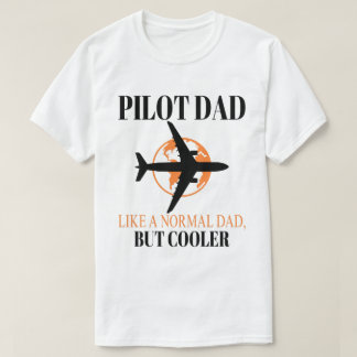 T-shirt Drôle L'Art Pilote Pour Papa Pilote Avion Avion