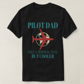 T-shirt Drôle L'Art Pilote Pour Papa Pilote Avion Avion