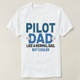 T-shirt Drôle L'Art Pilote Pour Papa Pilote Avion Avion