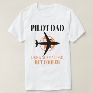 T-shirt Drôle L'Art Pilote Pour Papa Pilote Avion Avion