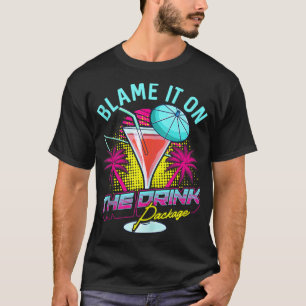 T-shirt Drôle Le Blâmer Sur Le Forfait Boisson Cruise Vaca