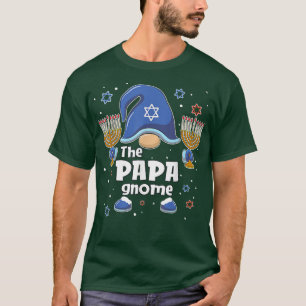 T-shirt Drôle Le Papa Gnome Hanoukka Matching Family Paja