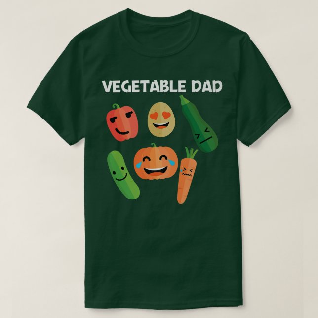 T-shirt Drôle Légumes Conception Pour Papa Hommes Saine Vi (Design devant)