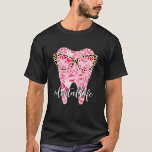 T-shirt Drôle Léopard lunettes de soleil Dental Life Valen