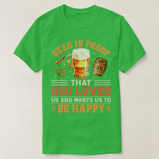 T-shirt Drôle Les Dents De Bières (Design devant)