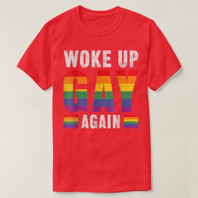 T-shirt Drôle LGBT Pride Dire Citations LGBT Drapeau Dire  (Design devant)