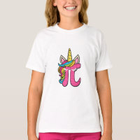 T-shirt drôle Licorne Pi Day 3.14 Mathématiques No