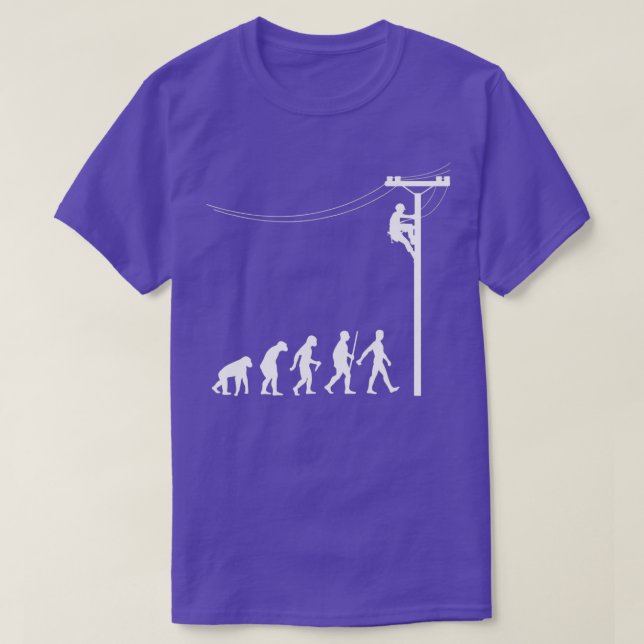 T-shirt Drôle Lineman Designs Pour Hommes Femmes Électrici (Design devant)