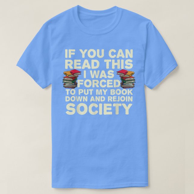 T-shirt Drôle Lire Livres Lover Hommes Femmes Bookaholic B (Design devant)