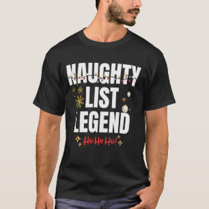 T-shirt Drôle liste de coquins