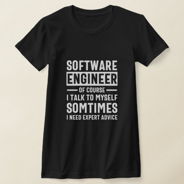 T-shirt Drôle logiciel de programmation ingénieur cadeau (Poser)