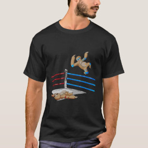 T-shirt Drôle lutteur de Sloth Flying Elbow