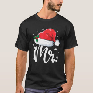 T-shirt Drôle M. Claus Père Noël Christmas Matching Couple
