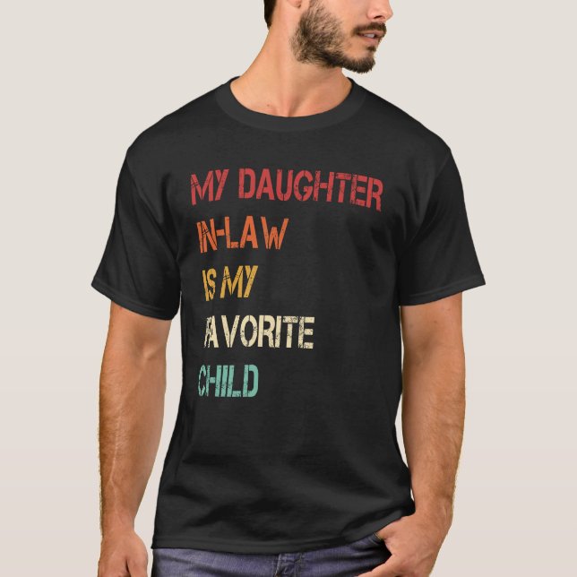 T-shirt Drôle Ma Fille En Droit Est Mon Cadeau Enfant Préf (Devant)