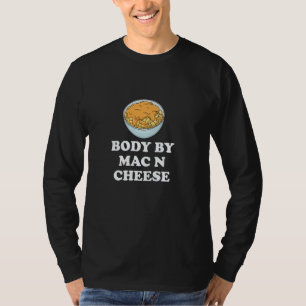 T-shirt Drôle Mac and Cheese Nourriture Américaine Corps P