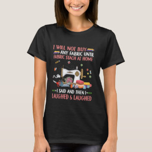 T-shirt Drôle machine à coudre Aiguille tissu Seamstress Q