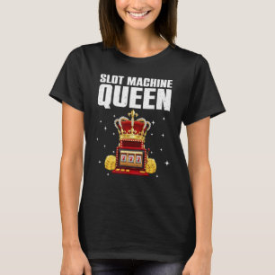 T-shirt Drôle Machine à sous Joueur Art pour femmes Casino