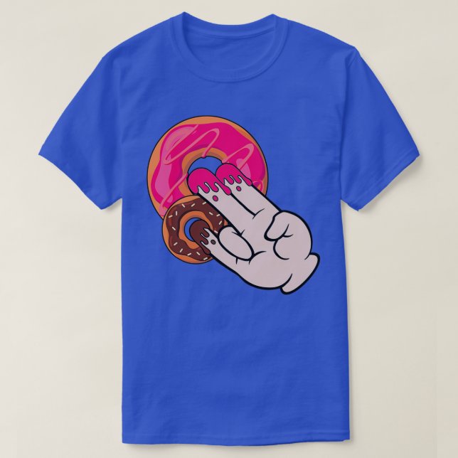 T-shirt Drôle Magique Main Shocker sale Humour mou Donut (Design devant)