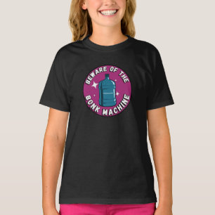 T-shirt Drôle Maigre méfiez-vous de la machine à os / pale