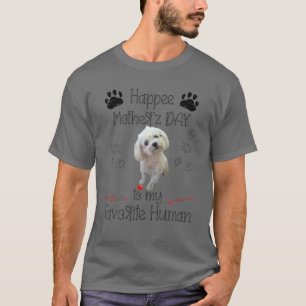 T-shirt Drôle Maltais Bonne Fête des Mères À Mon Hu Préfér