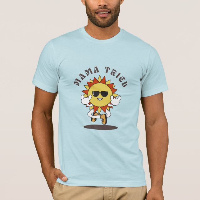 T-shirt drôle "maman a essayé" (Devant)