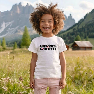 T-Shirt Drôle maman rouge cerise vibe slogan anniversaire