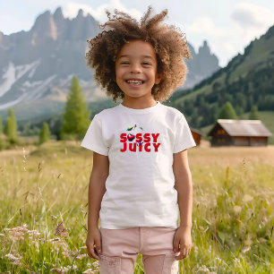 T-Shirt Drôle maman rouge cerise vibe slogan anniversaire