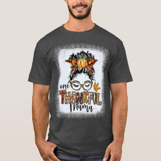 T-shirt Drôle Mangue Un Thankful Mama Automne Que