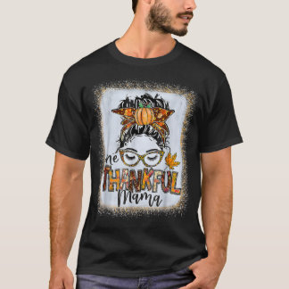 T-shirt Drôle Mangue Un Thankful Mama Automne Que