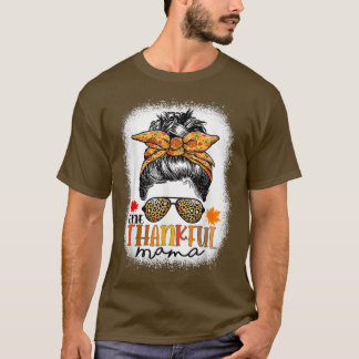 T-shirt Drôle Mangue Un Thankful Mama Automne Que