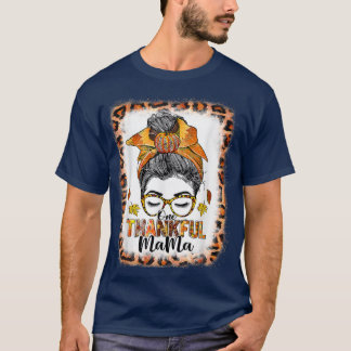 T-shirt Drôle Mangue Un Thankful Mama Automne Que