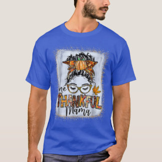 T-shirt Drôle Mangue Un Thankful Mama Automne Que