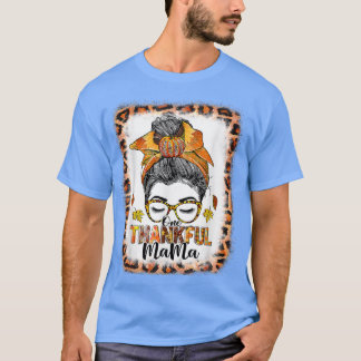 T-shirt Drôle Mangue Un Thankful Mama Automne Que