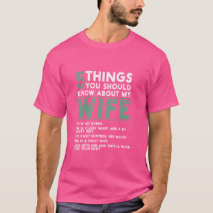 T-shirt Drôle Mari Plaisanter Dire Mariage Citation Sarcas