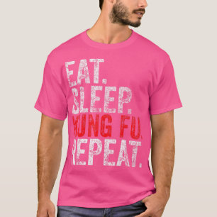 T-shirt Drôle Martial Ninja Costume Cadeau Manger Dormir K