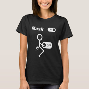 T-shirt Drôle Masque anti-Valentin sur F#ck Off pour publi